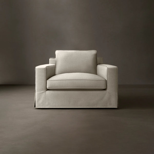 Straight Layout #1 | Brouhaha Sectional in Havoc with Layout #1 (BRU-S1-HAVOC) by Rising Tide Design Co.