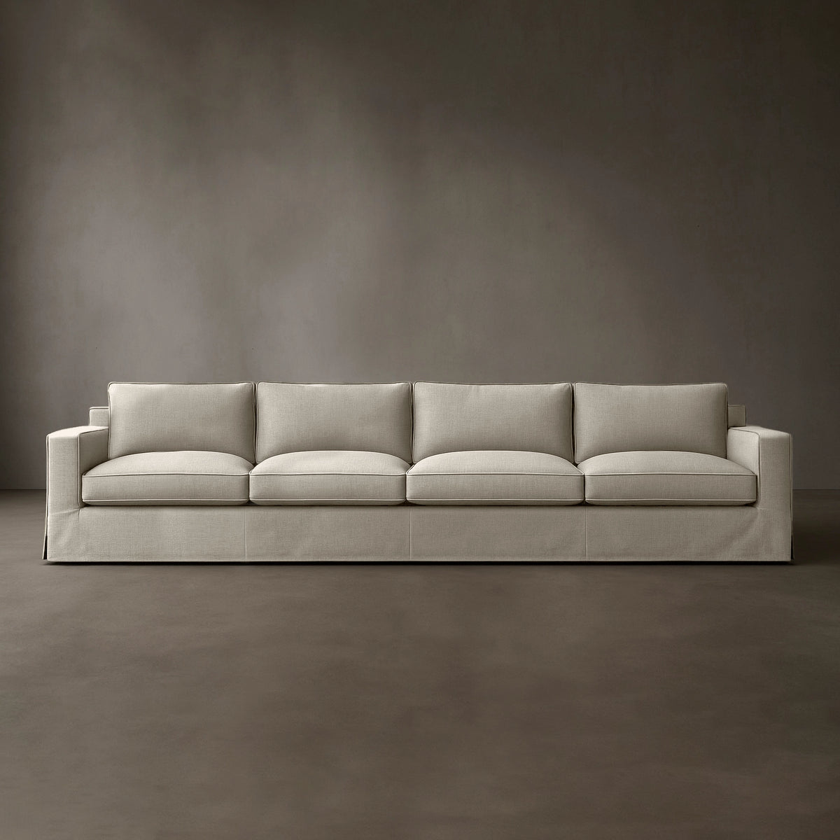 Straight Layout #4 | Brouhaha Sectional in Havoc with Layout #4 (BRU-S4-HAVOC) by Rising Tide Design Co.