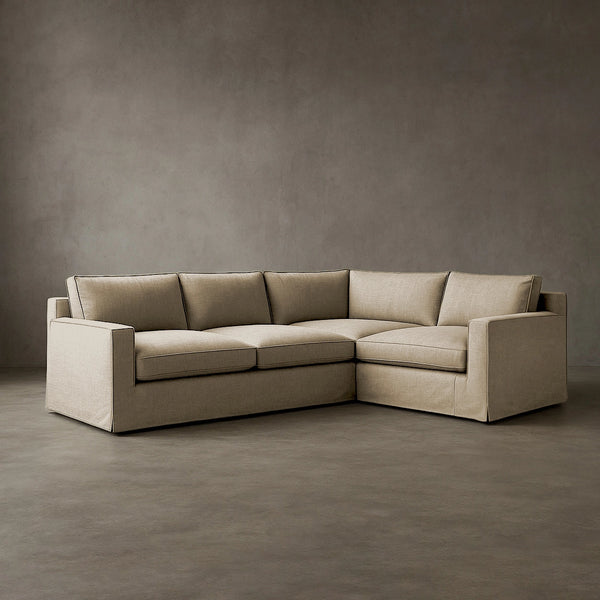 L-Shaped Layout #2 | Brouhaha Sectional in Bedlam with Layout #2 (BRU-L2-ROWDY) by Rising Tide Design Co.