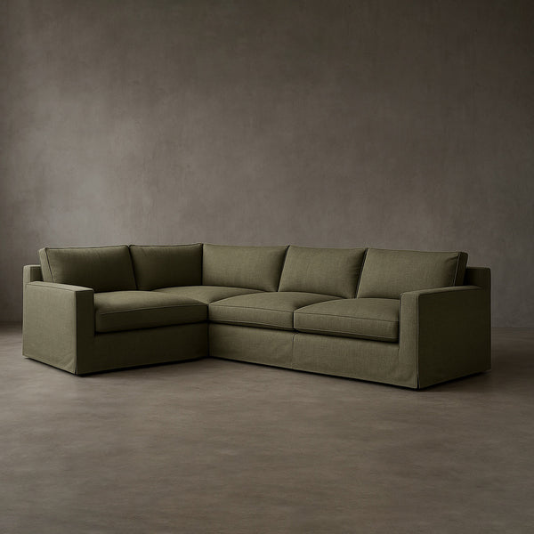 L-Shaped Layout #1 | Brouhaha Sectional in Ruckus with Layout #1 (BRU-L1-RUCKUS) by Rising Tide Design Co.