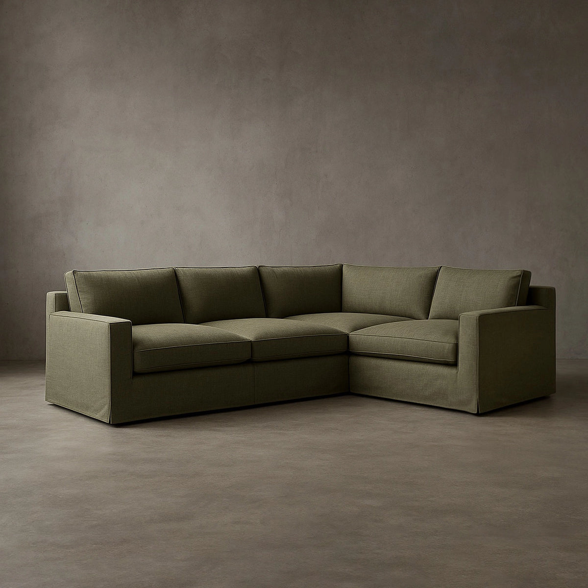 L-Shaped Layout #2 | Brouhaha Sectional in Ruckus with Layout #2 (BRU-L2-RUCKUS) by Rising Tide Design Co.