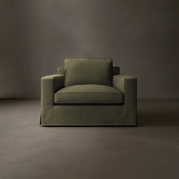 Straight Layout #1 | Brouhaha Sectional in Ruckus with Layout #1 (BRU-S1-RUCKUS) by Rising Tide Design Co.