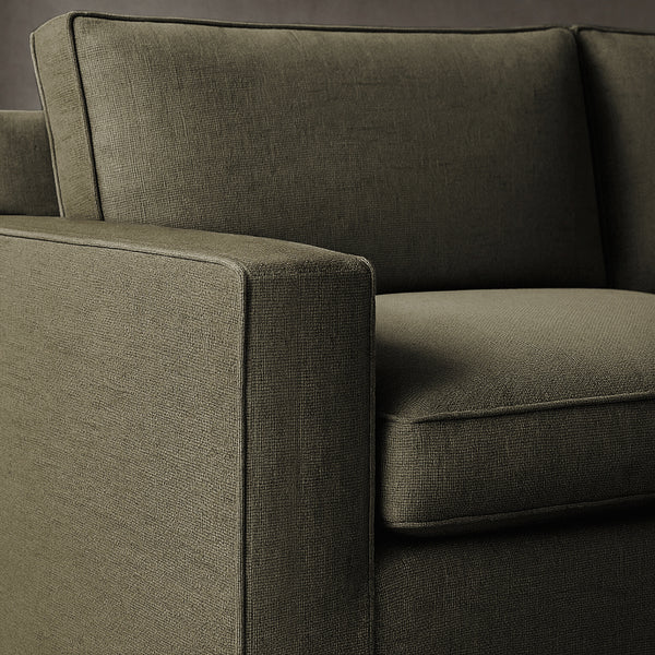 Straight Layout #1 | Brouhaha Sectional in Ruckus with Layout #1 (BRU-S1-RUCKUS) by Rising Tide Design Co.