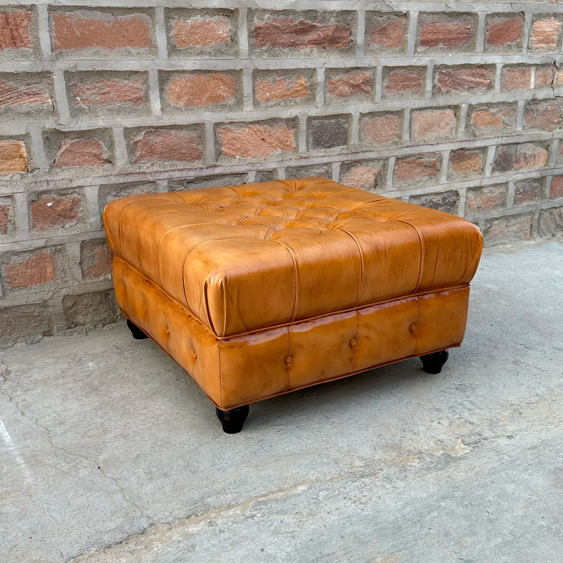 Cheyenne Chesterfield Ottoman by Rising Tide Design Co.