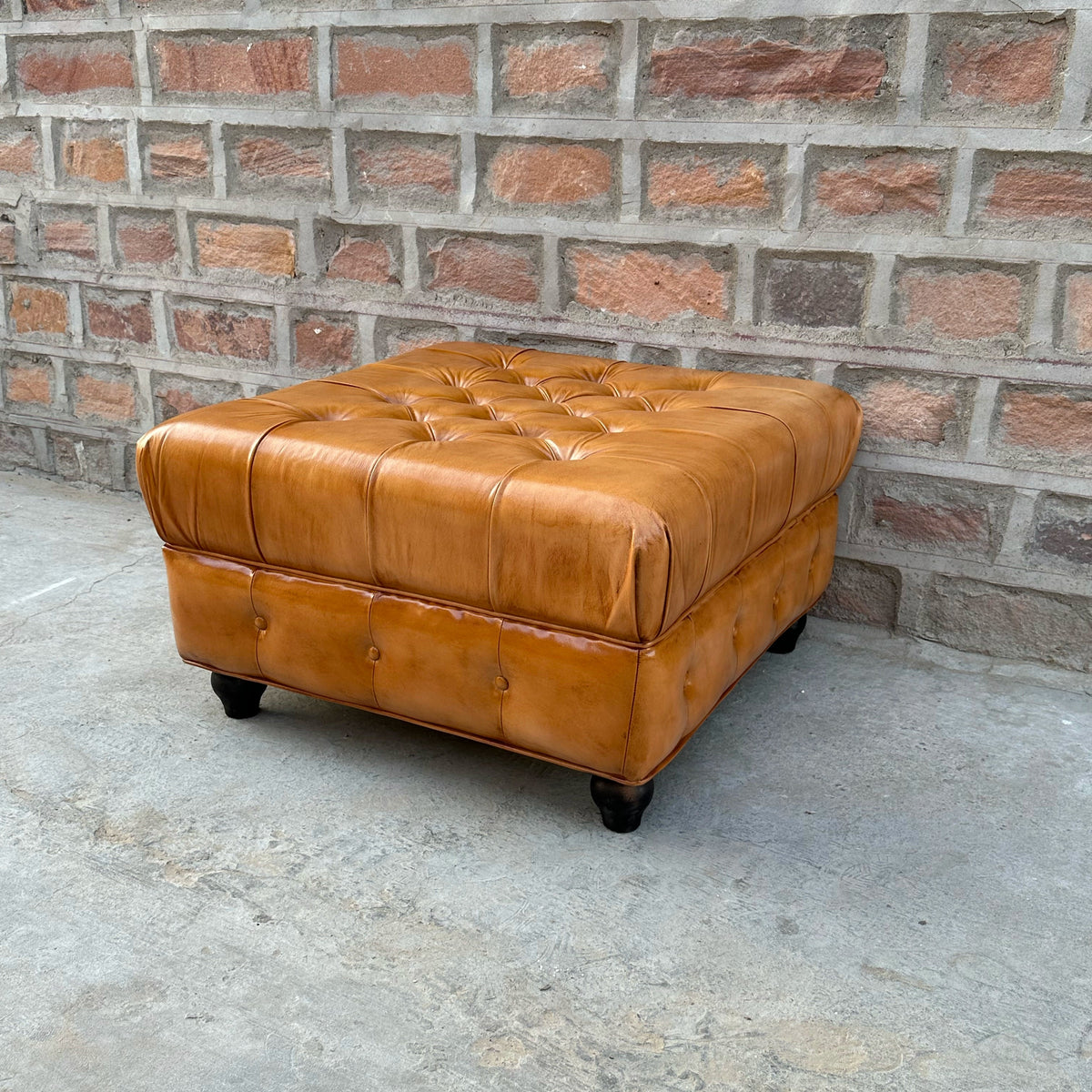 Cheyenne Chesterfield Ottoman by Rising Tide Design Co.