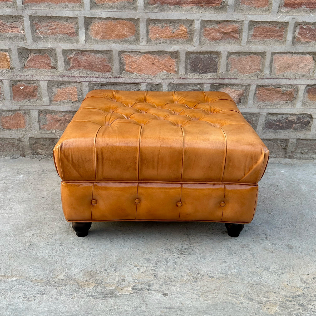 Cheyenne Chesterfield Ottoman by Rising Tide Design Co.