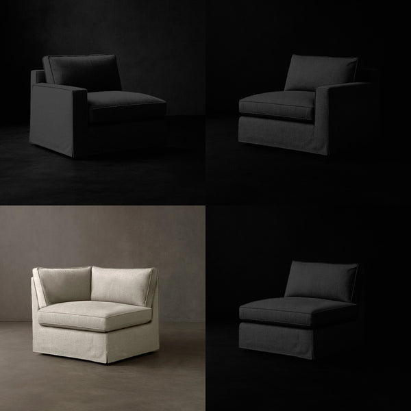 Build Your Own Layout #3 | Brouhaha Sectional with Layout #3 (BRU-CORNER-HAVOC) by Rising Tide Design Co.