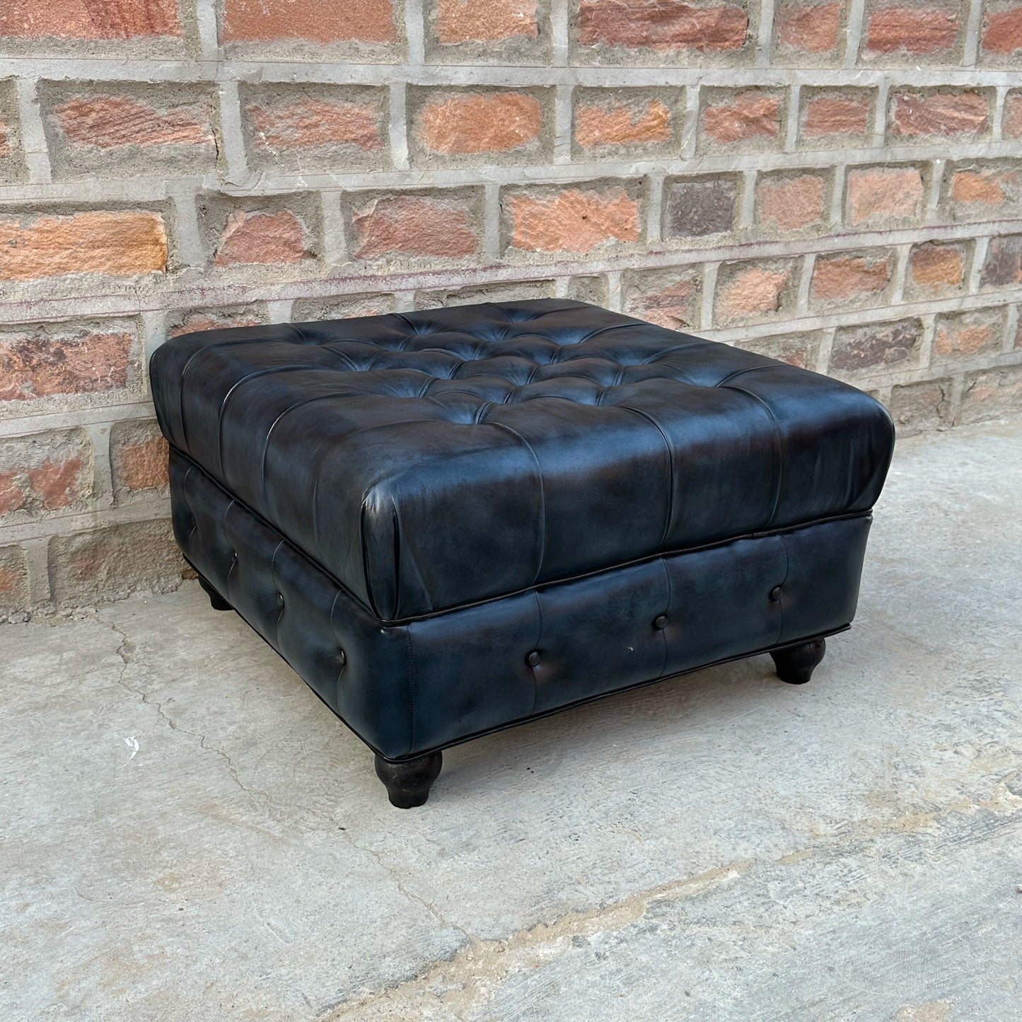 Hemingway Chesterfield Ottoman by Rising Tide Design Co.