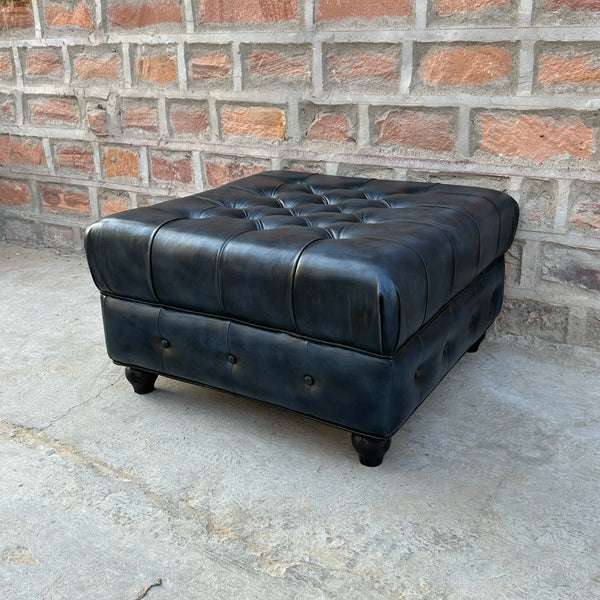 Hemingway Chesterfield Ottoman by Rising Tide Design Co.