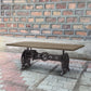 Merrill & Houston Dining Table with 78" Table Top in Natural (MH-78T) by Rising Tide Design Co. | Viewed Close-Up