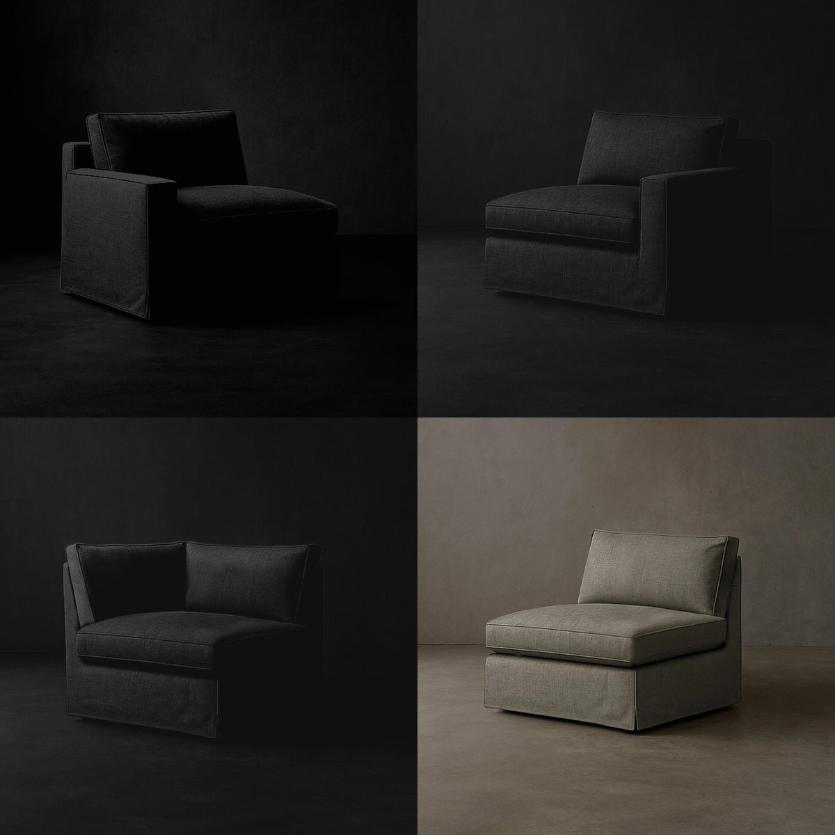 Build Your Own Layout #4 | Brouhaha Sectional in Mischief with Layout #4 (BRU-ARMLESS-MISCHIEF) by Rising Tide Design Co.