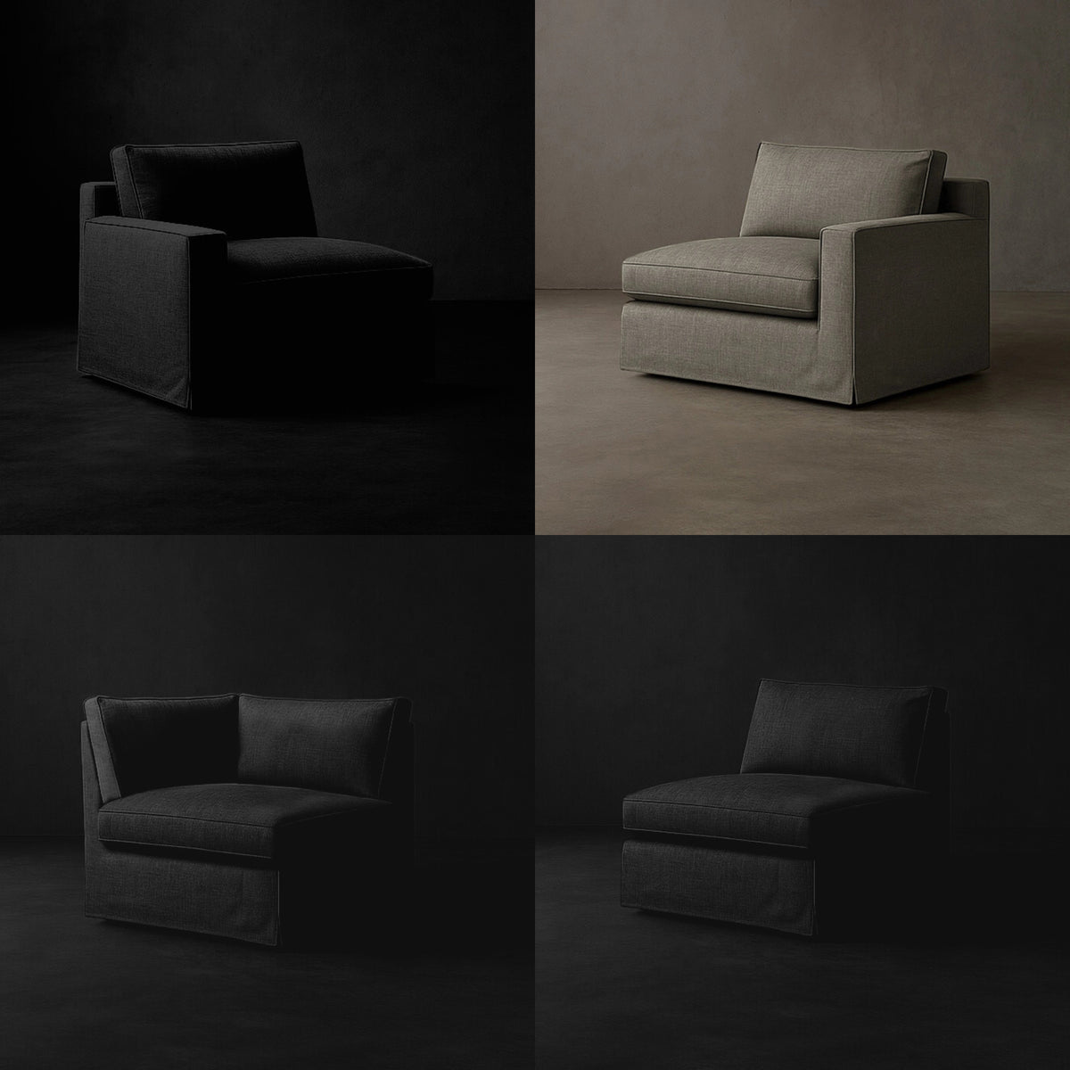 Build Your Own Layout #2 | Brouhaha Sectional in Mischief with Layout #2 (BRU-L-ARM-MISCHIEF) by Rising Tide Design Co.