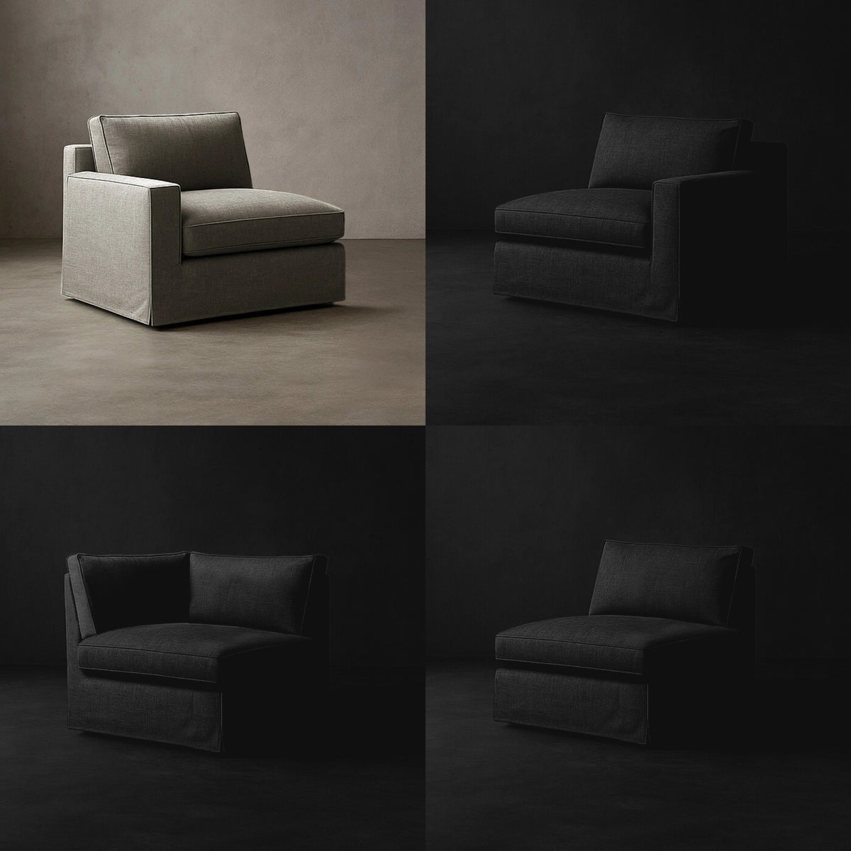 Build Your Own Layout #1 | Brouhaha Sectional in Mischief with Layout #1 (BRU-R-ARM-MISCHIEF) by Rising Tide Design Co.