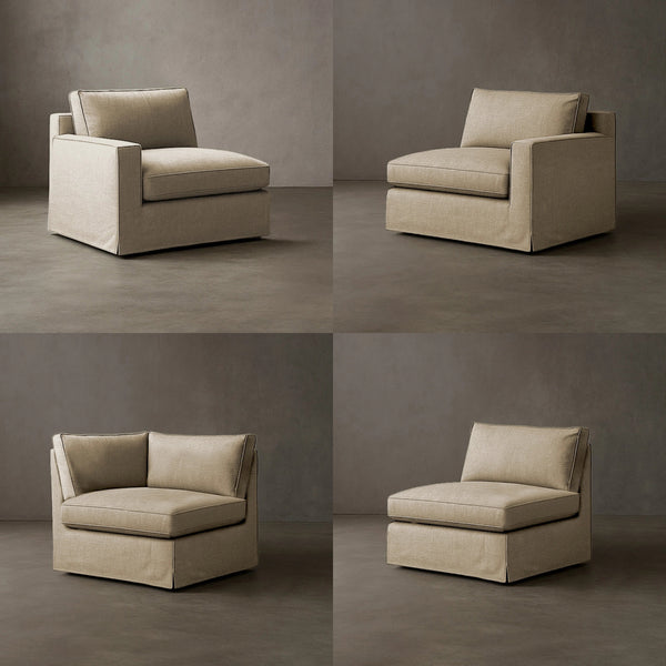 Brouhaha Sectional Sofa (Rowdy)