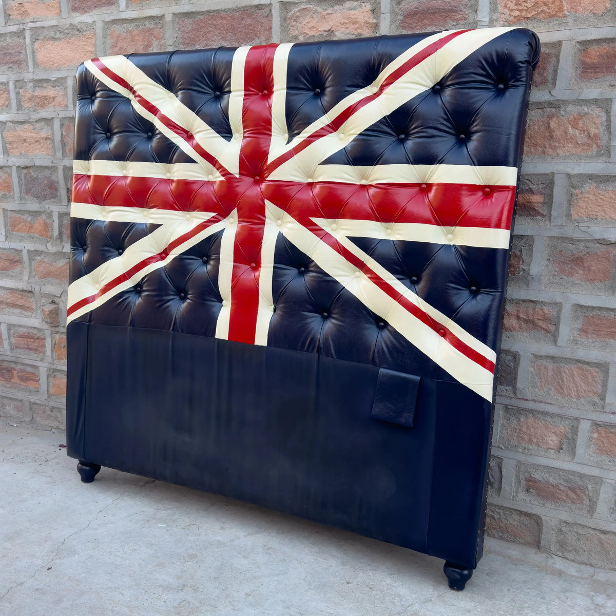 Union Jack Chesterfield Headboard by Rising Tide Design Co.