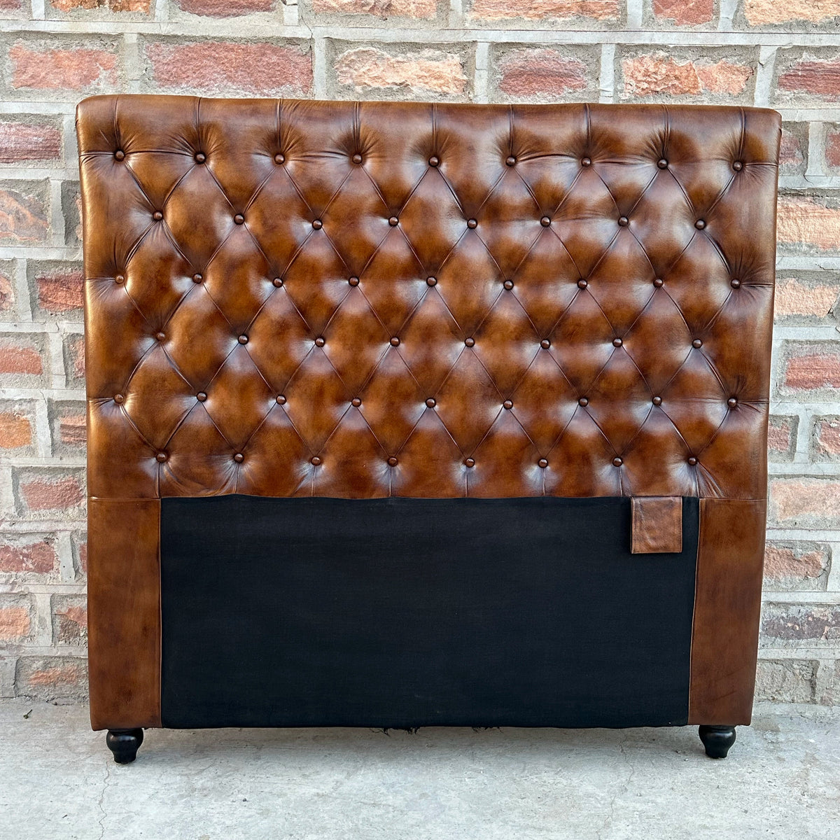 Winchester Chesterfield Tufted Leather Headboard | by Rising Tide Design Co.