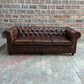 87" Sofa Normal Cushions | Remington Chesterfield Leather Sofa with Normal Cushions (RE-3C) by Rising Tide Design Co.