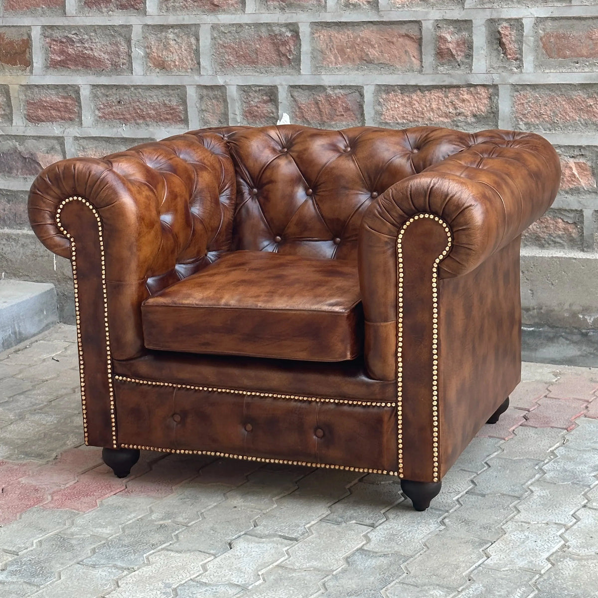 Winchester Chesterfield Leather Sofa | Rising Tide Design Co.